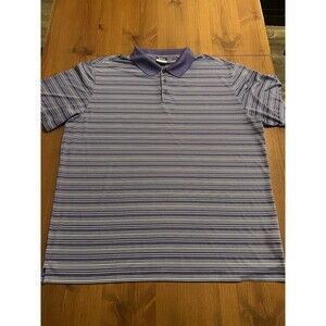 Nike Golf Dri-Fit Polo Shirt XXL Purple Stripe SP12 Performance Fit‎ 465806-546